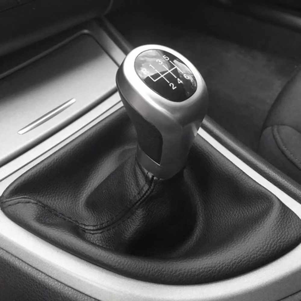 6Speed Shifter Lever Boot Cover For BMW 1 Series E81 E82 E87 E88 Left-hand Drive