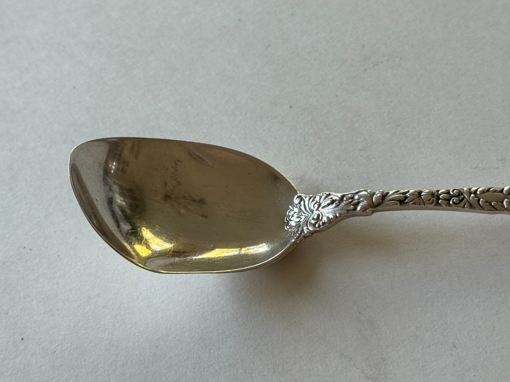 Antique Montgomery Bros Silverplate Sauce Gravy Ladle Curved Bowl Victorian