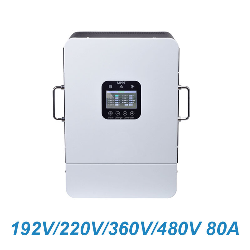 80A 192V/220V/360V/480V MPPT Solar Charge Controller Off-Grid PV Controller LCD
