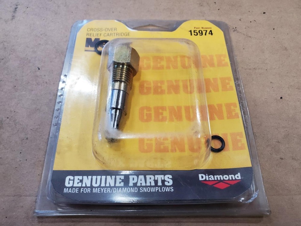 Genuine OEM Meyer 15974 Snow Plow 1 piece Crossover Relief Valve E47 E57 E60 E58