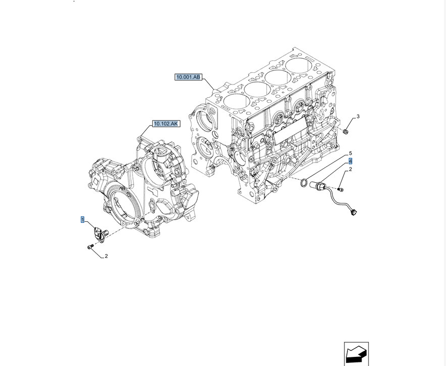 5801600537-Sensor For New Holland