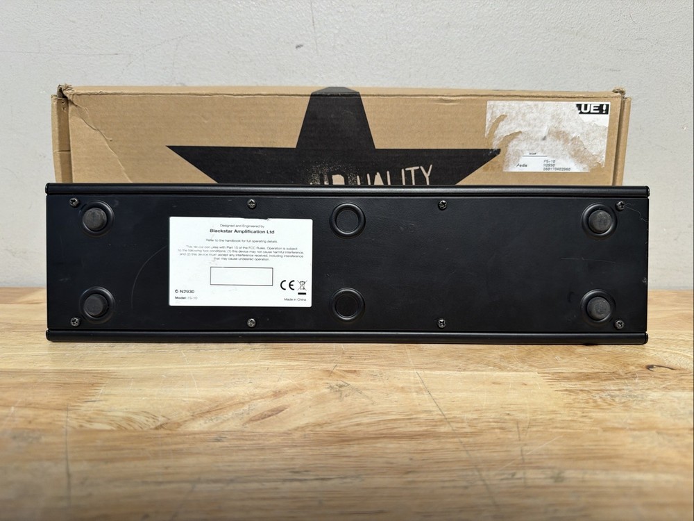 BLACKSTAR FS-10 FOOTSWITCH Mutli-function Foot controller