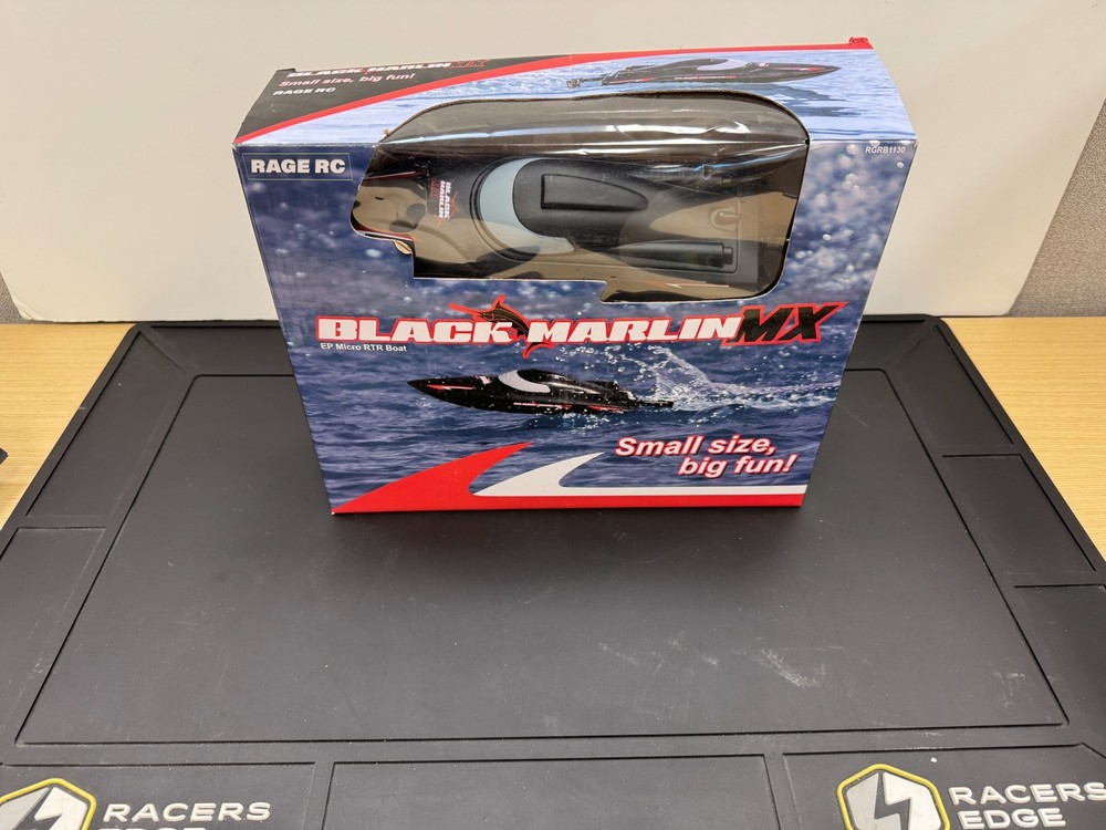 RGRB1130 Rage Black Marlin MX Micro Open box No Battery