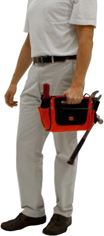 Lightweight Tool Storage Pouch for Multi-Position Ladders - Silver Elegance