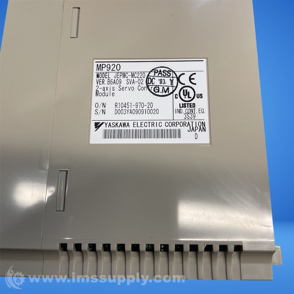 Yaskawa JEPMC-MC220 Servo Control Module FNOB