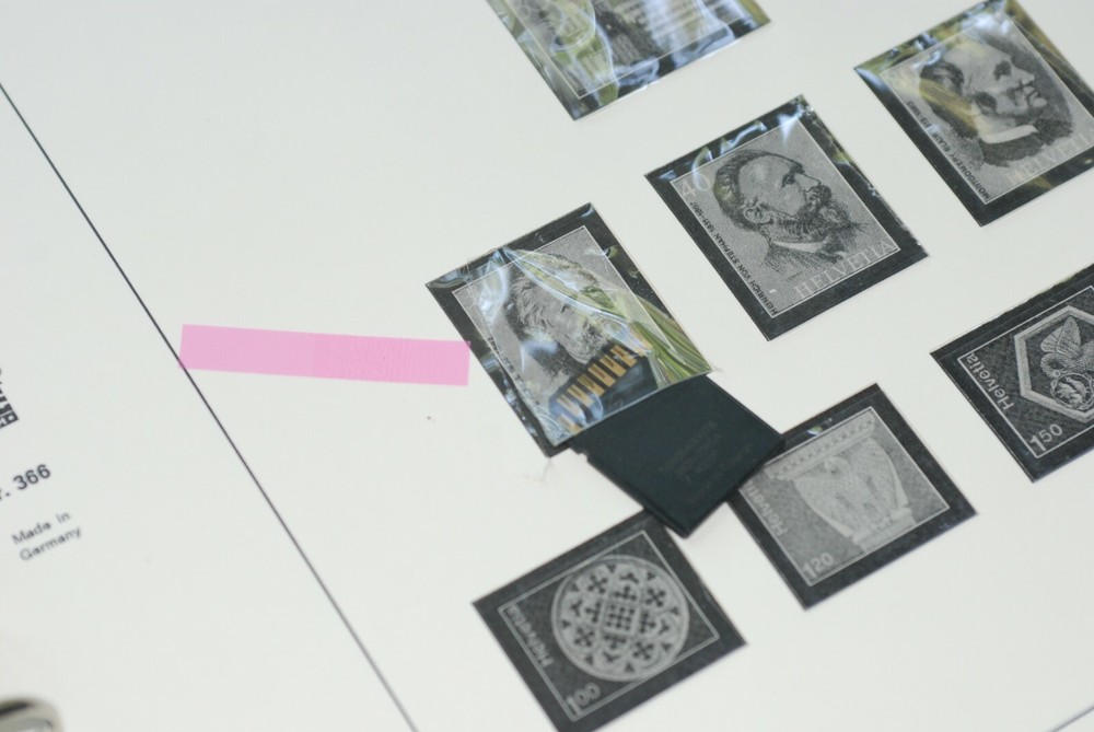 Switzerland Safe Hingeless Specialty album 1965-1974 BlueLakeStamps Nice