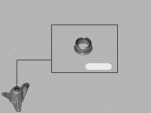 1968-1979 Corvette Bushing Manual Window Crank Each