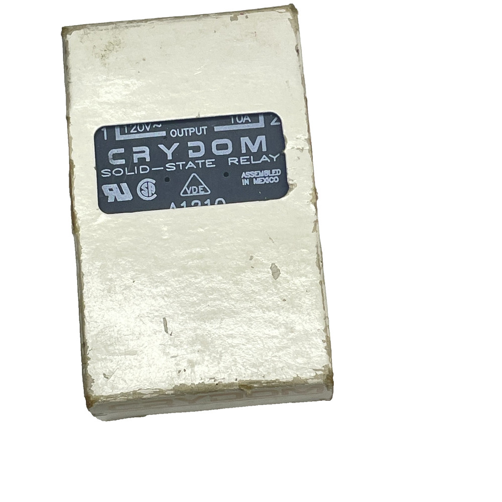 crydom A1210 solid state relay 120vac, 10a 90-280 vac