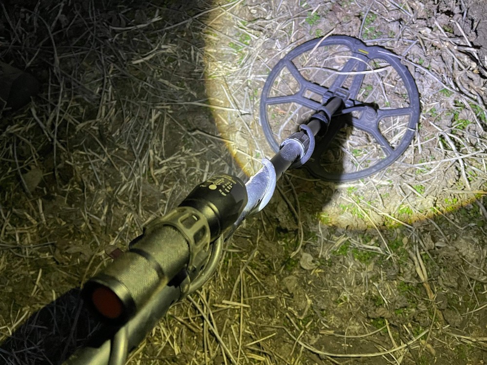 Metal Detector Shaft Holder for Pinpointer or Flashlight