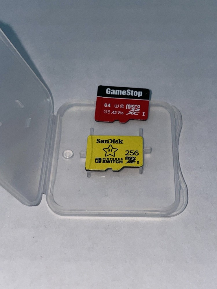 Sandisk 256GB Nintendo Switch Memory Card Micro SD Mario Star + 56GB Micro SD