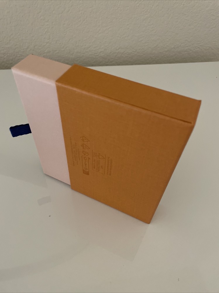 Authentic Louis Vuitton Empty Orange Box Pull Drawer(5.5”x3.5”x1”)