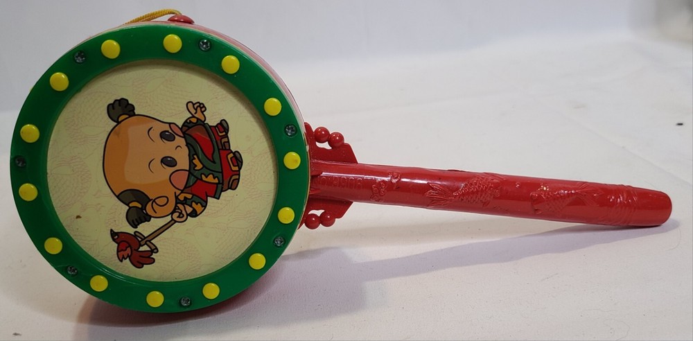 Spindle Hand Drum Chinese Spin Twist Rattle