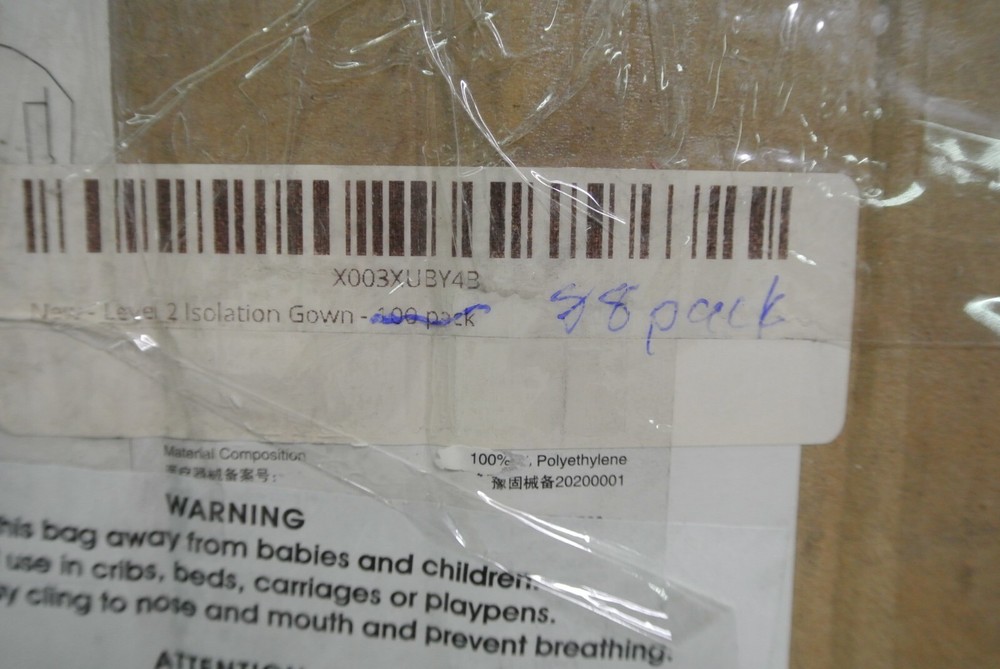 Level 2 Disposable Isolation Gown 88 pieces