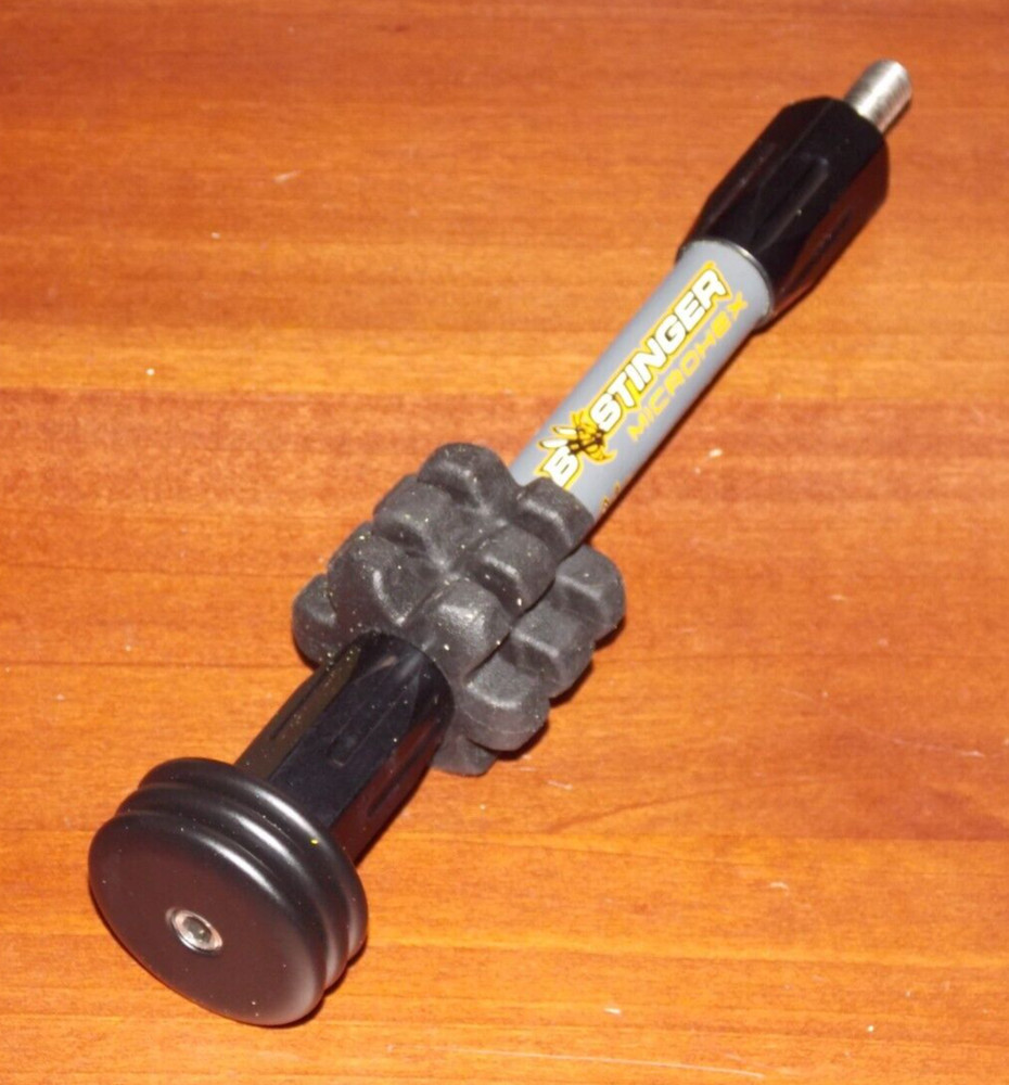 Bee Stinger MicroHex 6" Stabilizer in Grey Finish- B Stinger- Gray