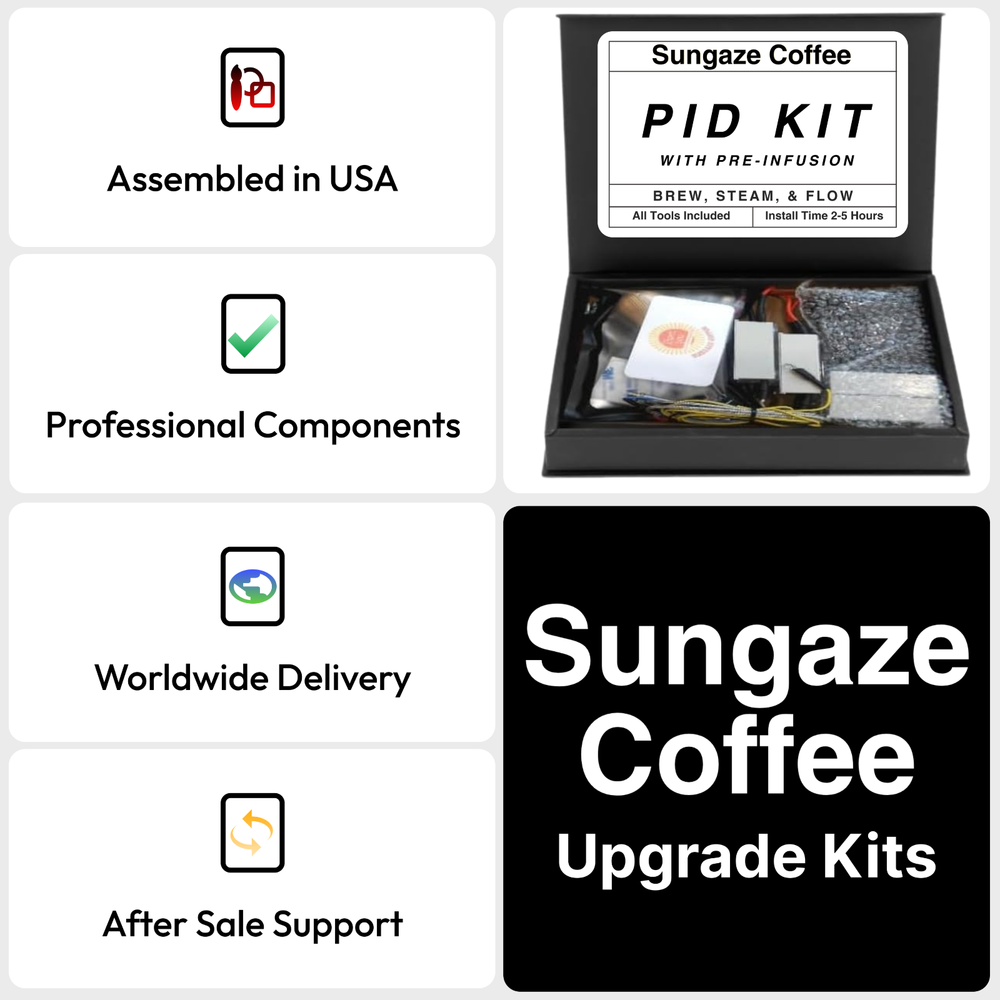 Sungaze Coffee Gaggia Classic Pro PID Kit for Brew & Flow Control