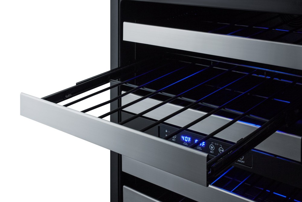 Summit SWCDAF24PNR 24"W 46 Bottle Capacity - Panel Ready