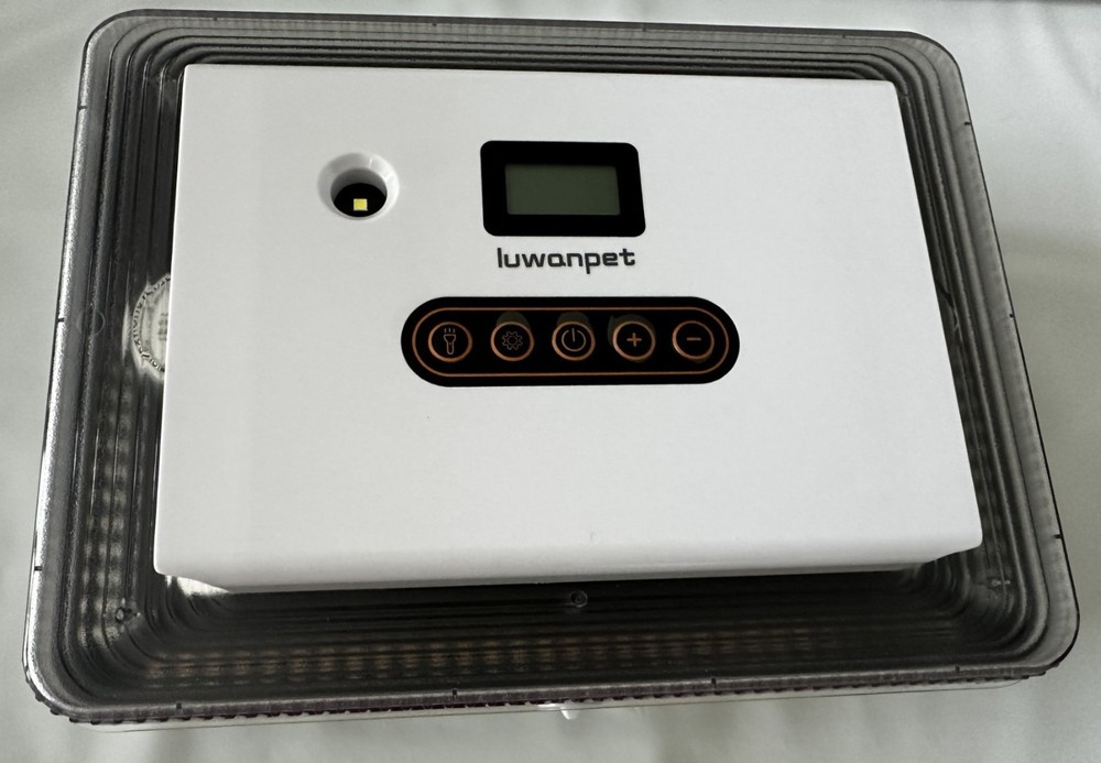 LUWANPET Incubator for 25 Eggs, Automatic Egg Turning and Humidity Control