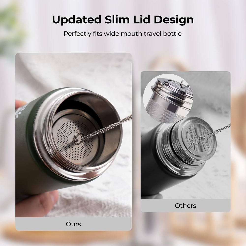 Large Stainless Steel Tea Infuser with Extra Fine Mesh - Secure & Versatile
