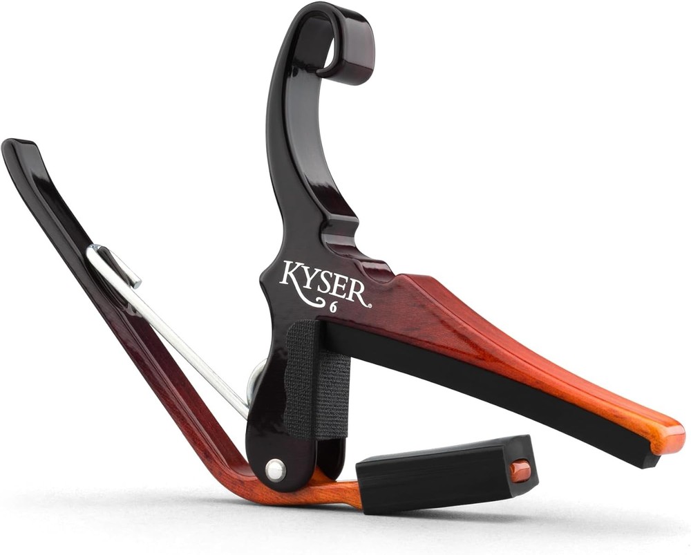 Quick Change Capo for Acoustic Guitar 6 String Sunburst