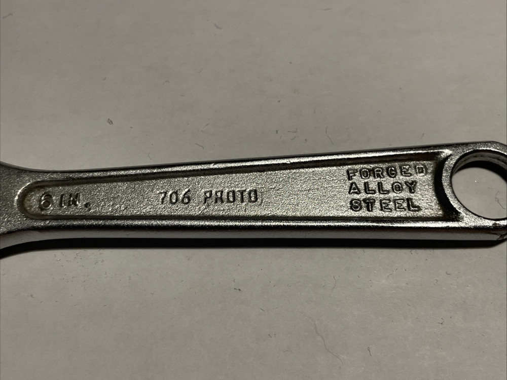 Proto 706 Adjustable Wrench 6”