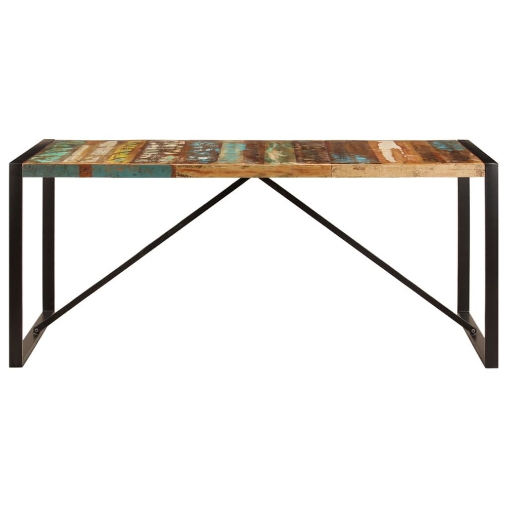Dining Table Kitchen Table Dining Room Dinner Table Solid Reclaimed Wood vidaXL