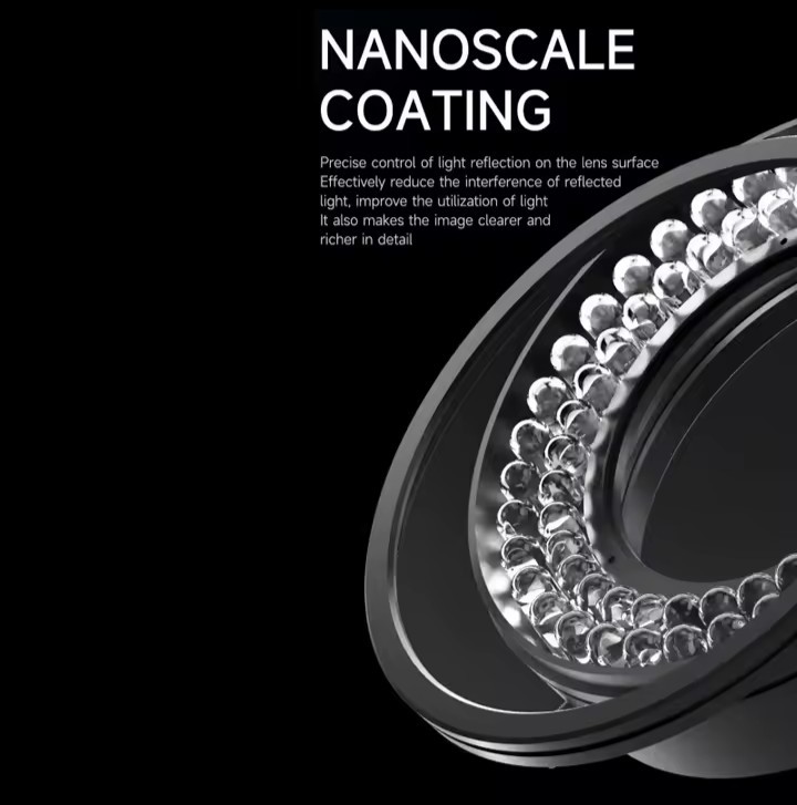 Mechanic LS720+ Microscope Ring Lamp Plus Polarization Anti Glare