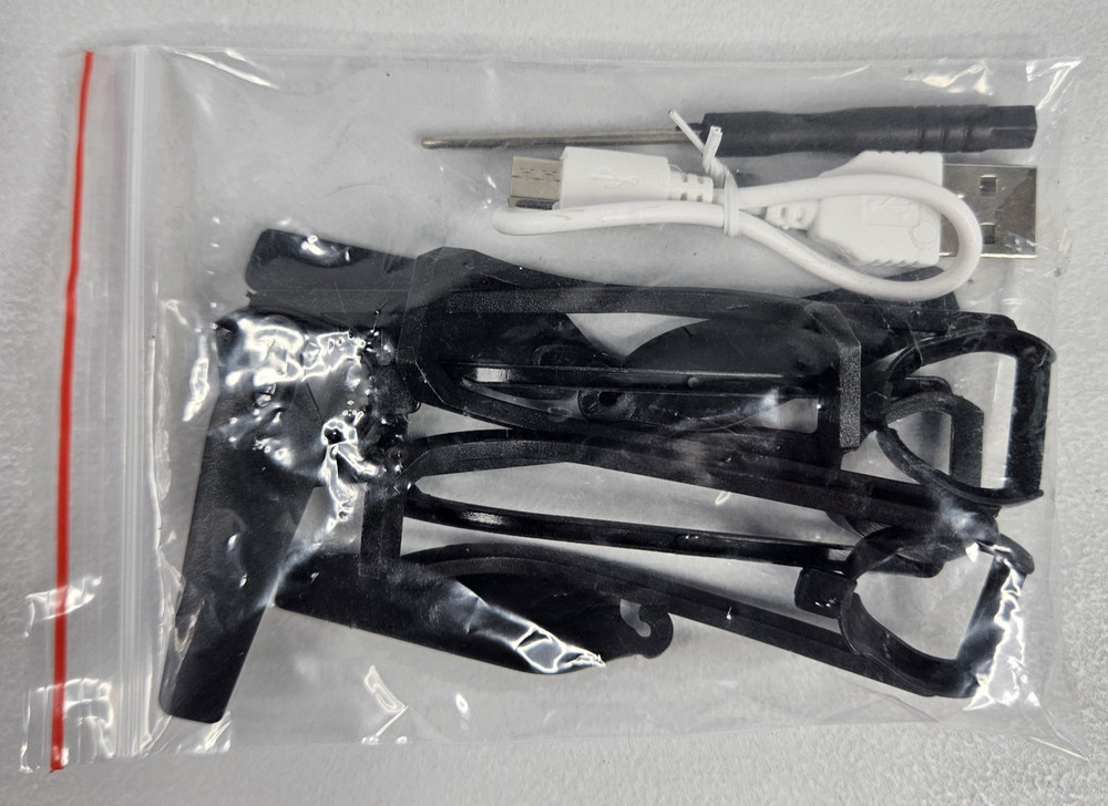 Foldable Black 4K Drone with Dual Camera 2 Batteries Height Hold App Control