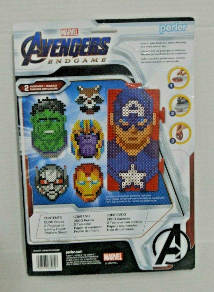 Marvel Avengers Endgame Bead Project by Perler