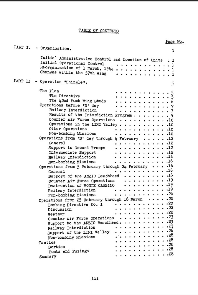 141 Page 12th AAF B-25 Medium Bomber Operations Jan - Aug 1944 Study on Data CD