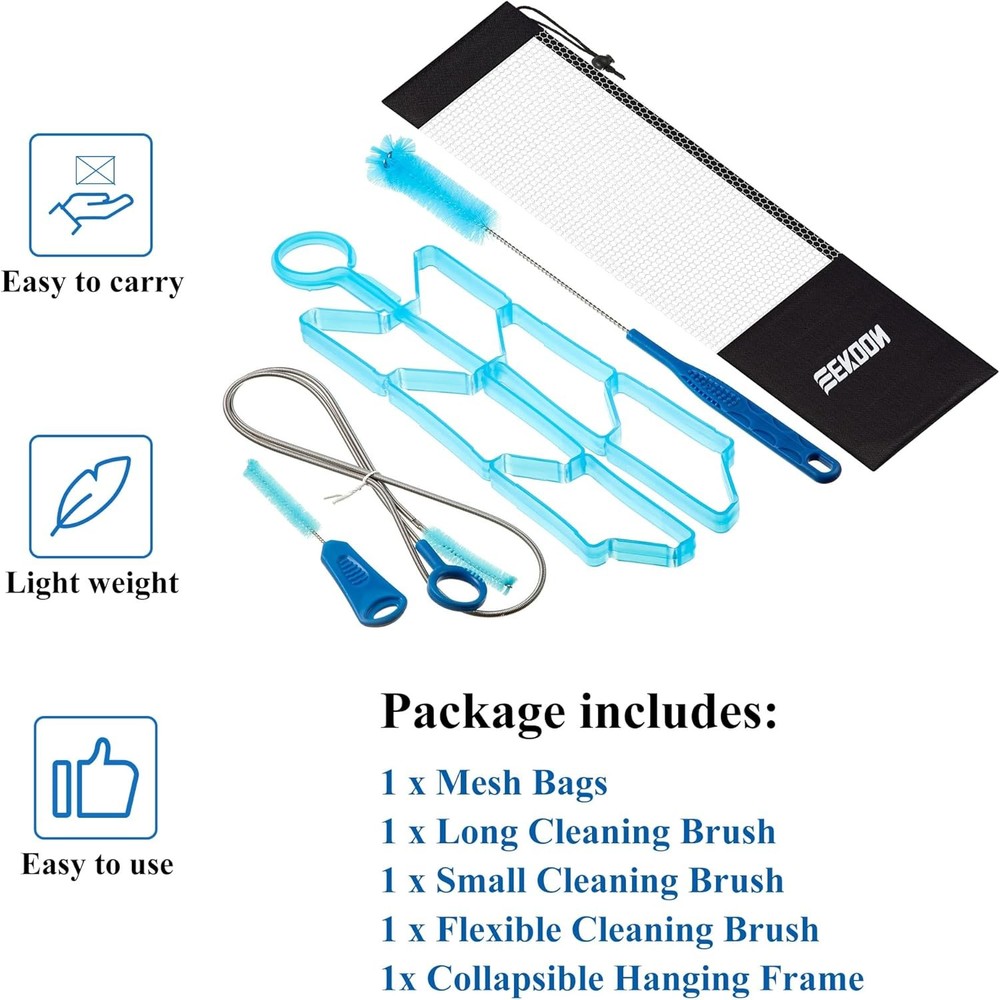 Feekoon Reservoirs Backpack Accessories Hydration Bladder Cleaning Kit with Flex