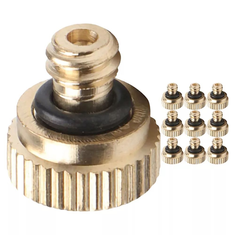20PCS Duarble Brass High Pressure Outdoor Atomizing Misting Sprinkle Nozzle