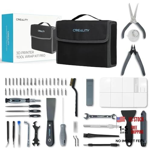 3D Printer Tools Kit, 74 Pcs 3D Printing Tool Wrap Kit