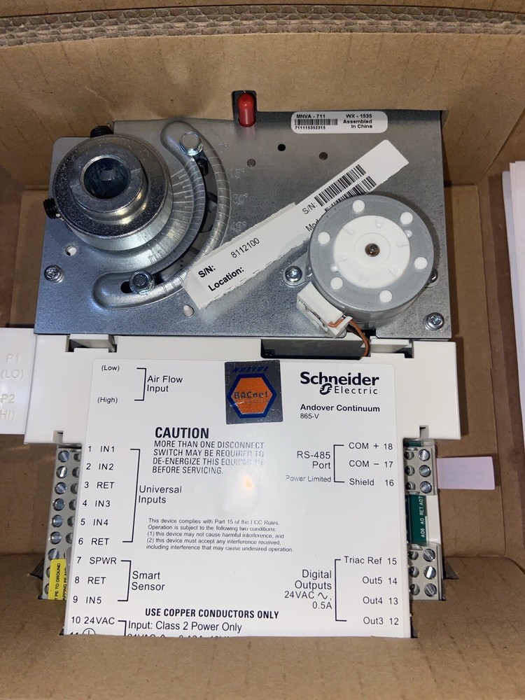 Schneider Electric B3865-V Andover Continuum Bacnet Controller New in Box