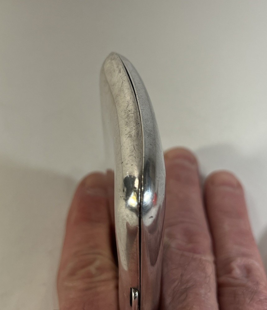 VTG Sterling Silver Cigarette Case heavy 80 grams