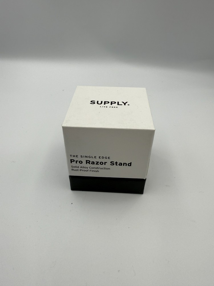 SUPPLY The Single Edge Pro Razor Stand (Matte Black) Solid Alloy Rust-Proof