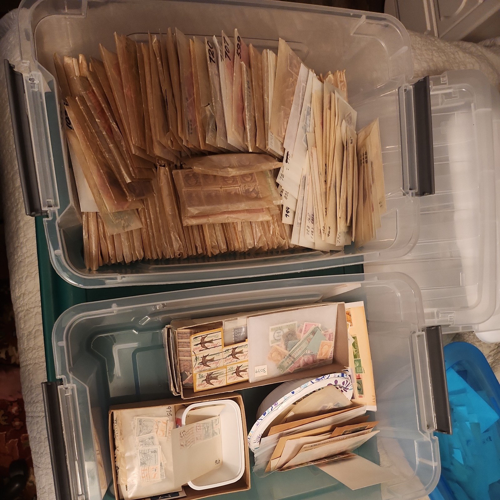 Huge Assortment Worldwide US/Foreign Stamps Used, Mint, Glassines, Covers, BOBs