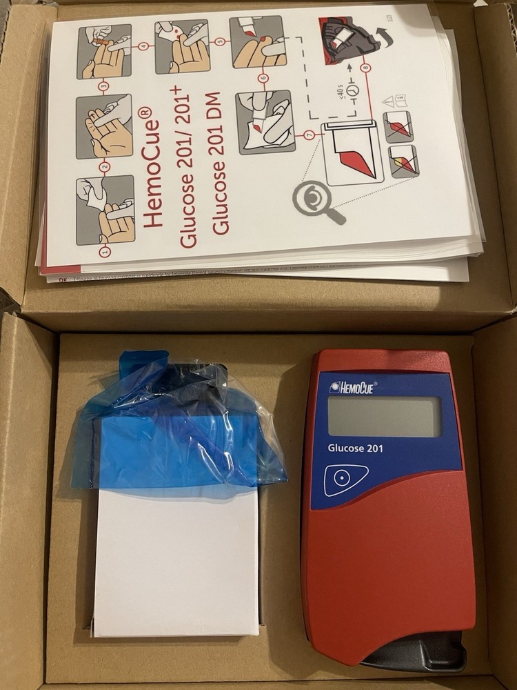 HEMOCUE Glucose 201 Analyzer with AC Adapter