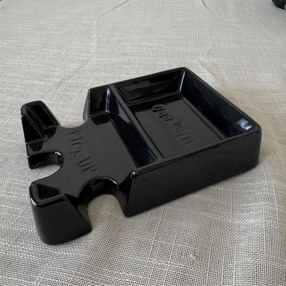Ceramic Playing Cards Tray Holder Restoration Hardware