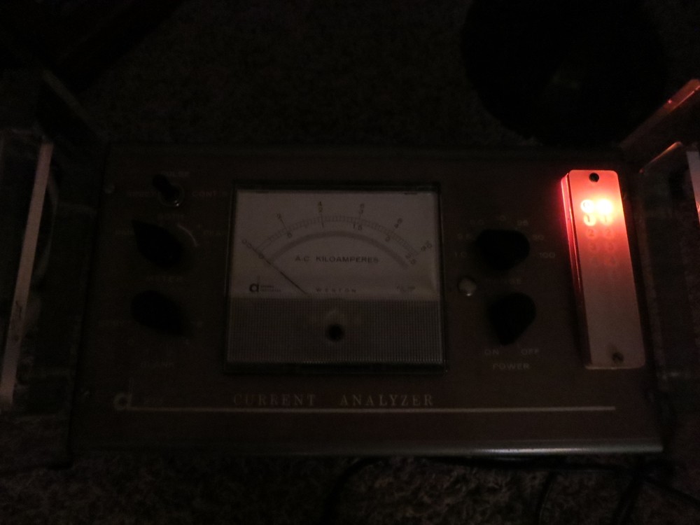 Vintage Current Analyzer Industrial Electrical Tool Chest Engineer scientific