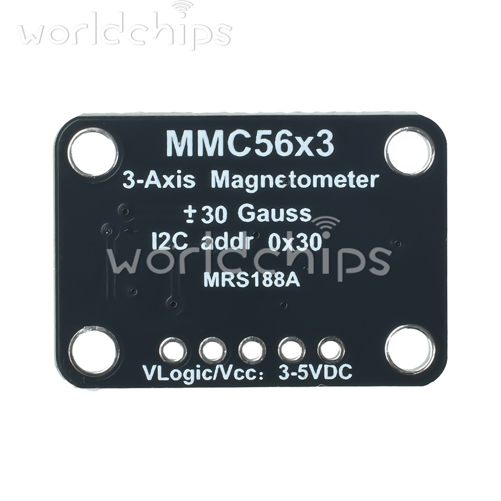 MMC5603 Three-axis Magnetometer Module Compatible with STEMMA QT/Qwiic interface