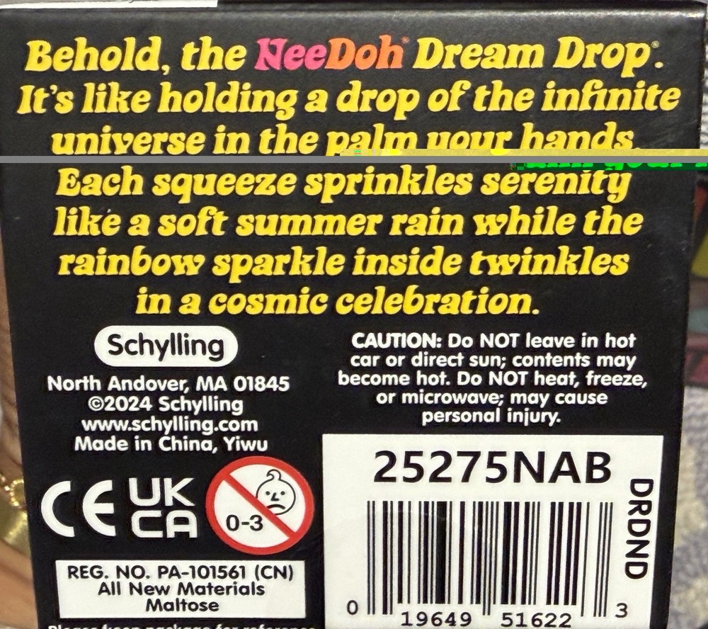 RARE Nee Doh BUNDLE Dream Drop+ Nice Ice Baby+ Nice Cube Super Solid Squish