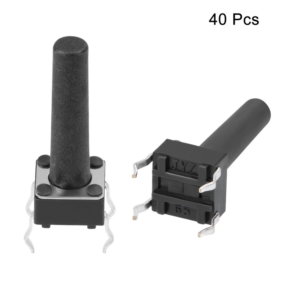 40 x 6x6x17mm Panel Micro PCB Momentary Tactile Tact Push Button Switch DIP