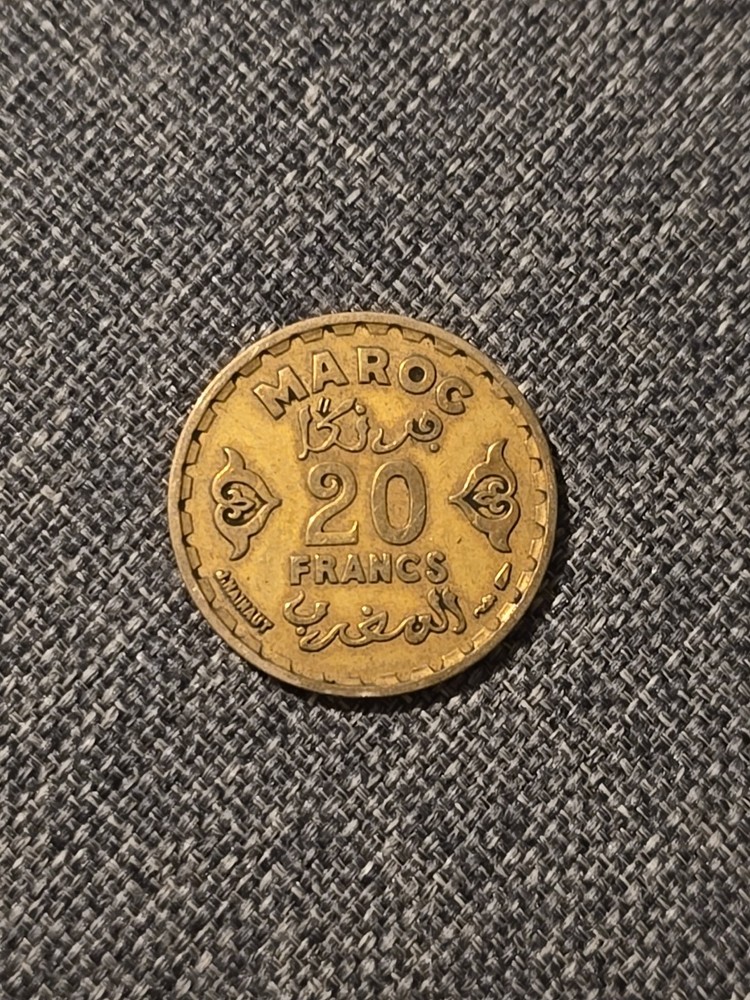 Morocco 20 Francs 1952