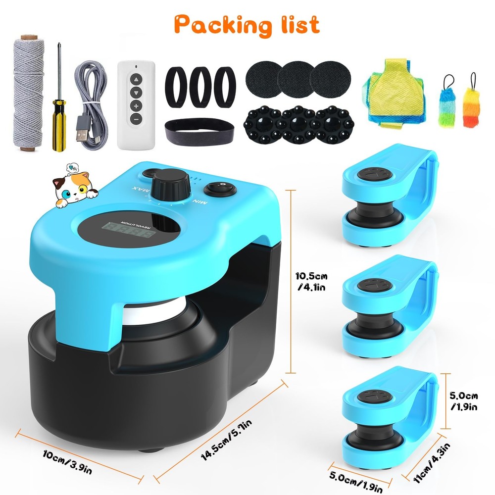 Interactive Cat Toy for Indoor - Automatic Cat Treadmill with Remote Control,...