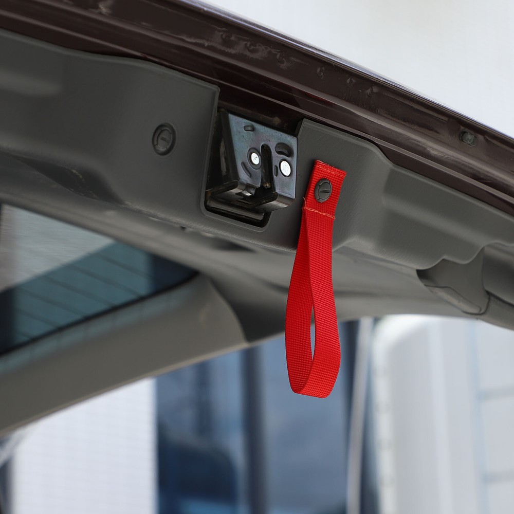 Red Interior Rear Trunk Handle Pull Strap For Honda Pilot 2008