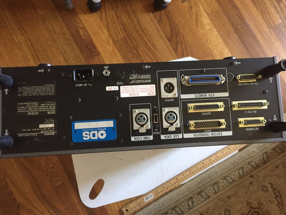 SONY DAQ-1000,SONY DIGITAL DAQ 1000 CUE EDITOR SYSTEM CONTROLLER,AM