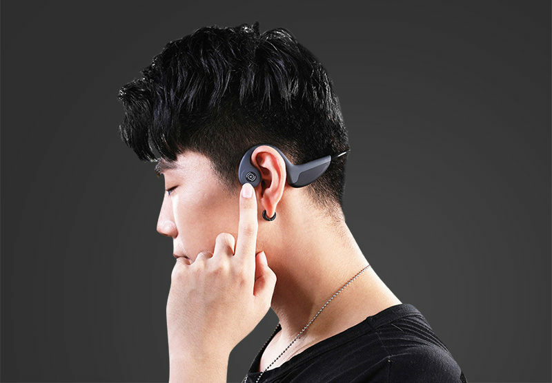 Z8 Black Technology Upgrade Bone Conduction Bluetooth Headset Hanging Ear