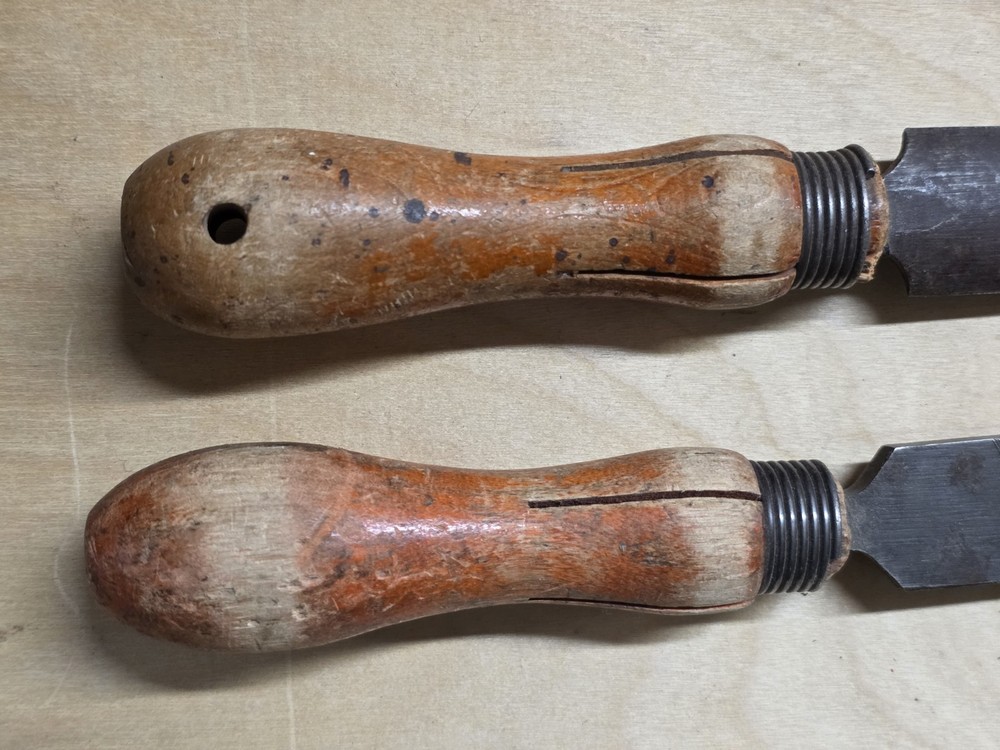 Vintage Flat & Half-Round File Set