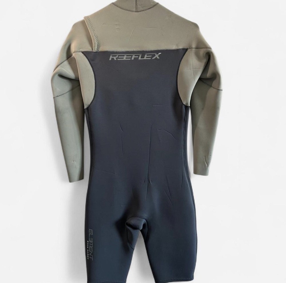 Ryan Hardy Reeflex Wetsuit Short Sleeve Grey Size Small