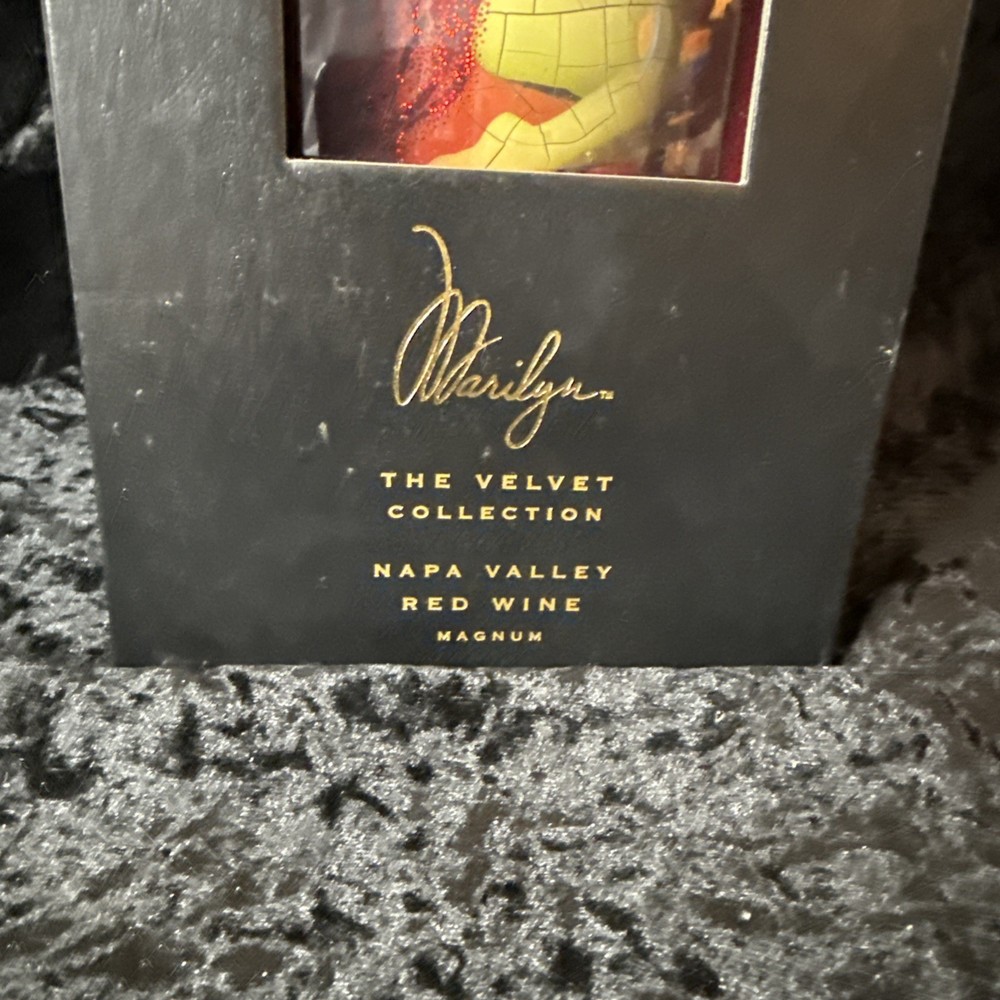Marilyn Monroe Wine Bottle With Box - Empty